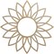 Ekena Millwork Daisy Wood Fretwork Pierced Ceiling Medallion, Hickory, 40"OD x 13 1/4"ID x 1/4"T CMWP40X40X0250DAHI - alternate 1
